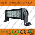 13.5′′ 36W 12LED Offroad Light Bars for Truck Boat Hight Brighness IP67 LED Work Light Bar